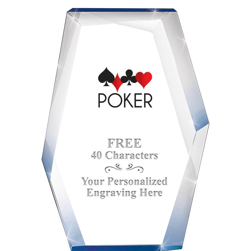 8" COBALT RADIANCE ACRYLIC