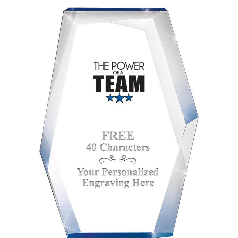 8" COBALT RADIANCE ACRYLIC