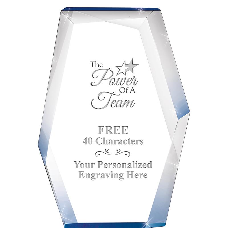 8" COBALT RADIANCE ACRYLIC