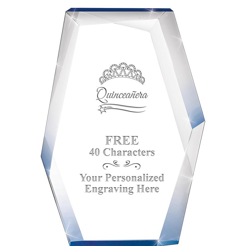 8" COBALT RADIANCE ACRYLIC