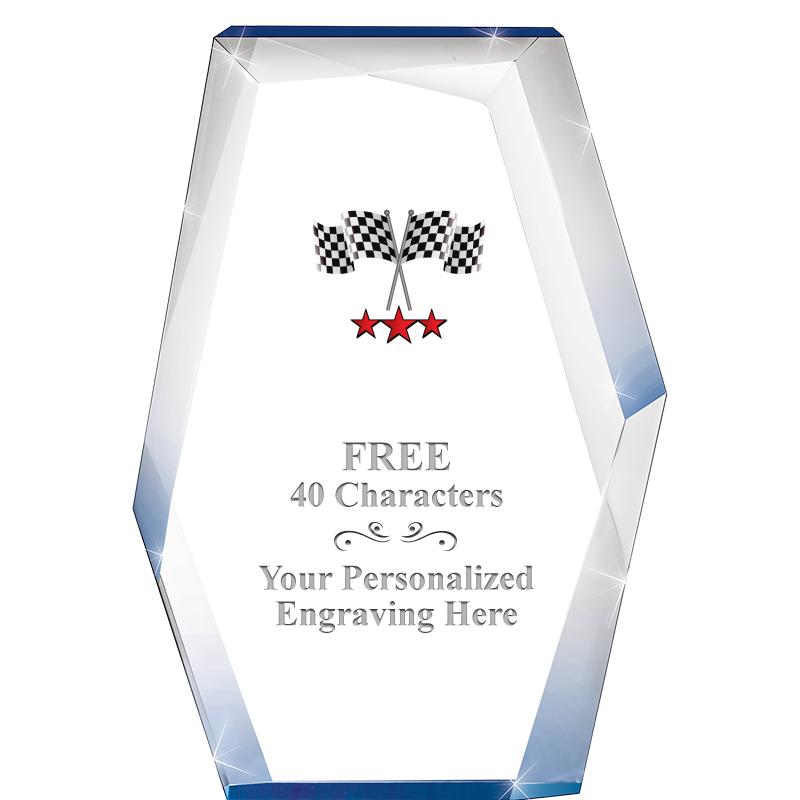 8" COBALT RADIANCE ACRYLIC