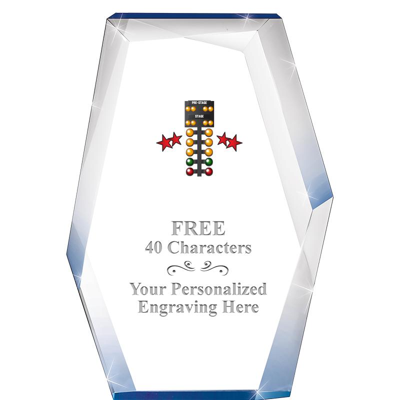 8" COBALT RADIANCE ACRYLIC