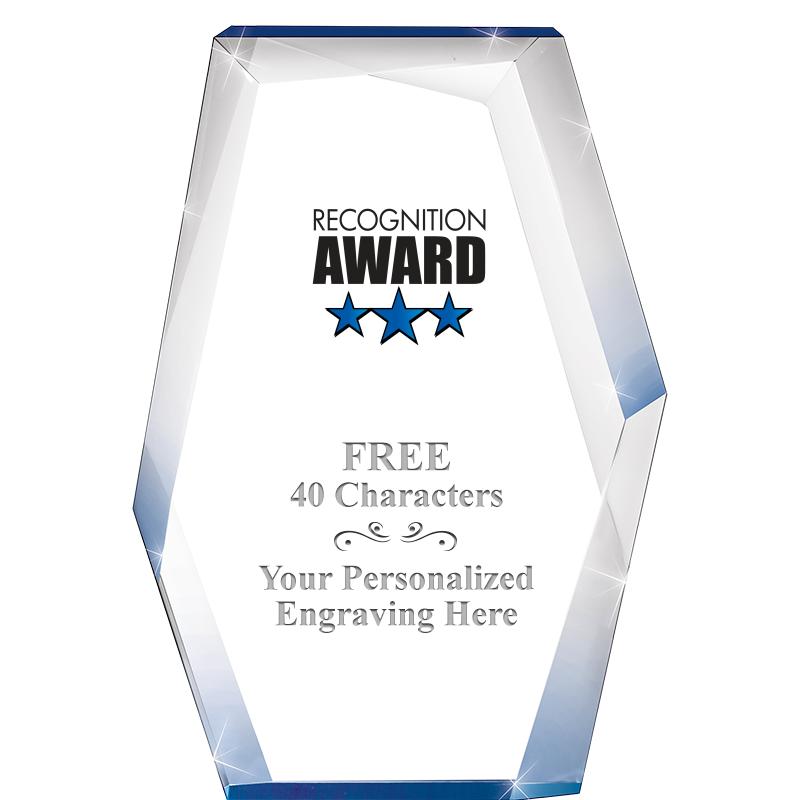 8" COBALT RADIANCE ACRYLIC