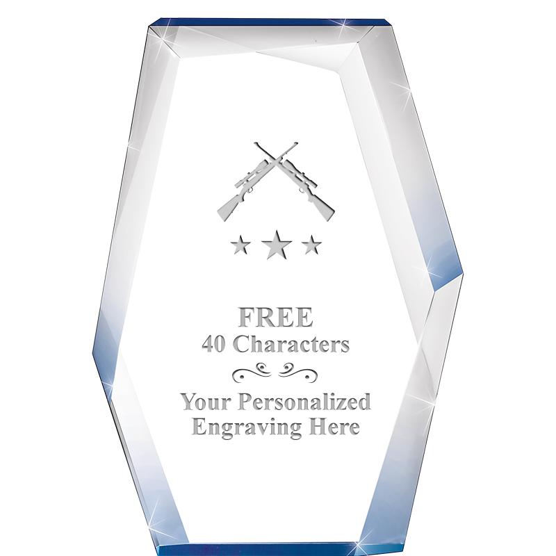 8" COBALT RADIANCE ACRYLIC