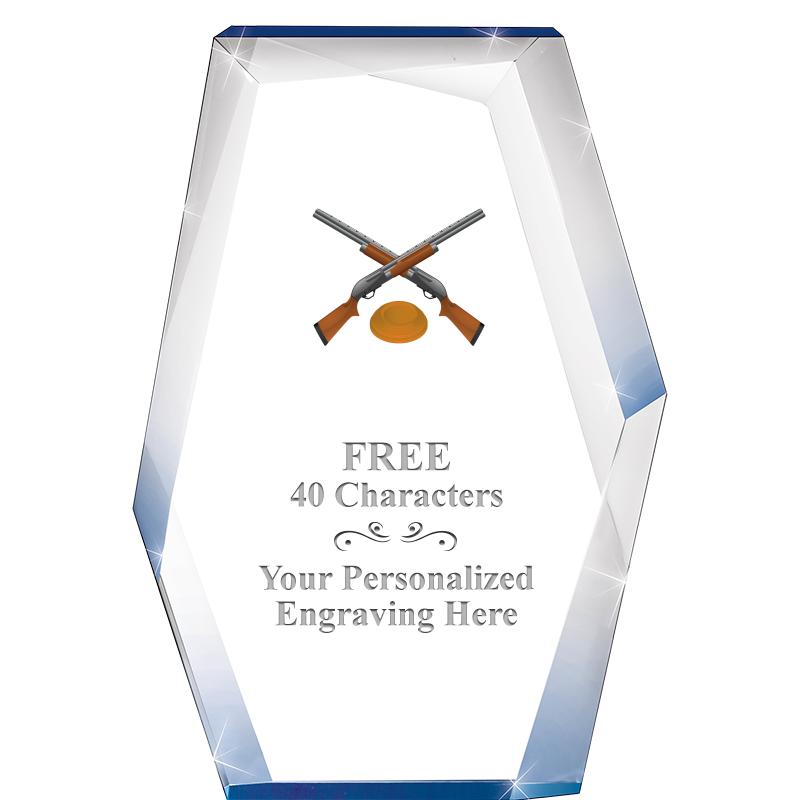 8" COBALT RADIANCE ACRYLIC