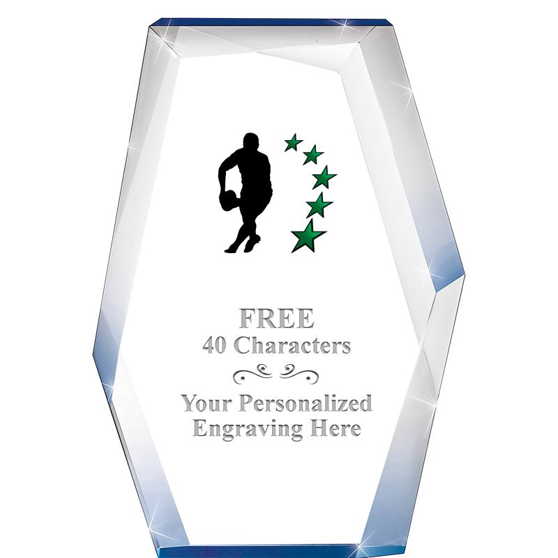 8" COBALT RADIANCE ACRYLIC