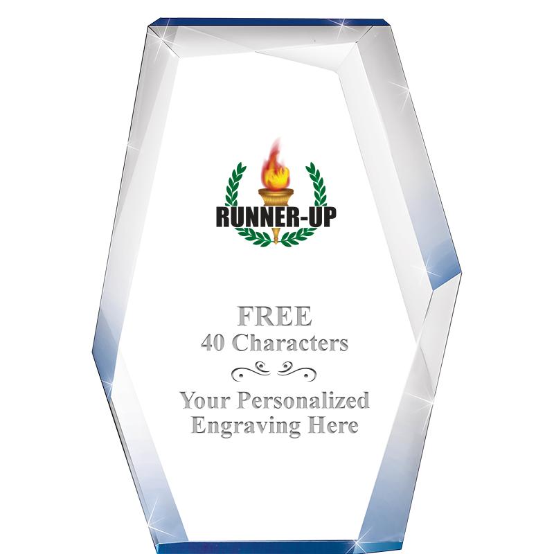 8" COBALT RADIANCE ACRYLIC