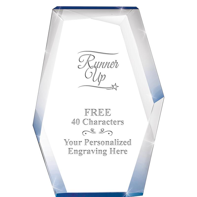 8" COBALT RADIANCE ACRYLIC