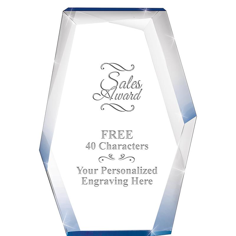 8" COBALT RADIANCE ACRYLIC