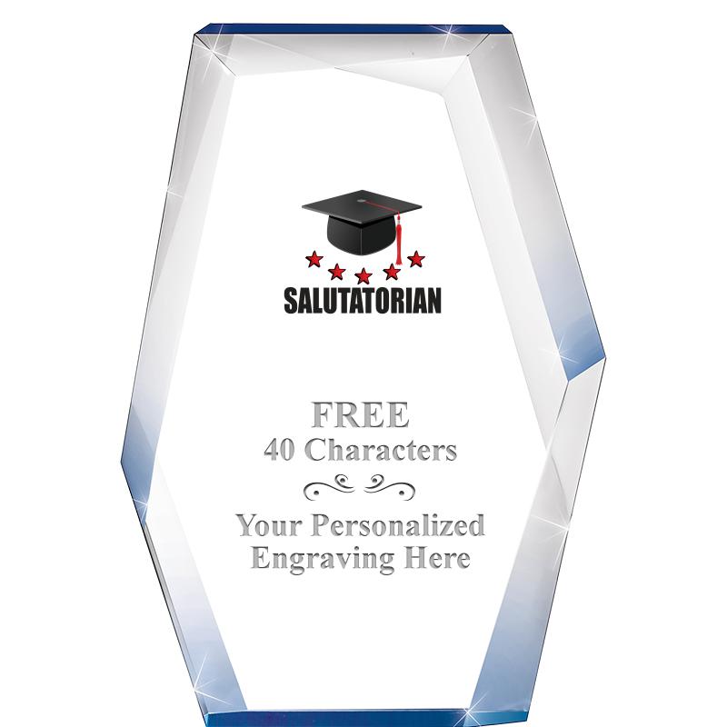 8" COBALT RADIANCE ACRYLIC