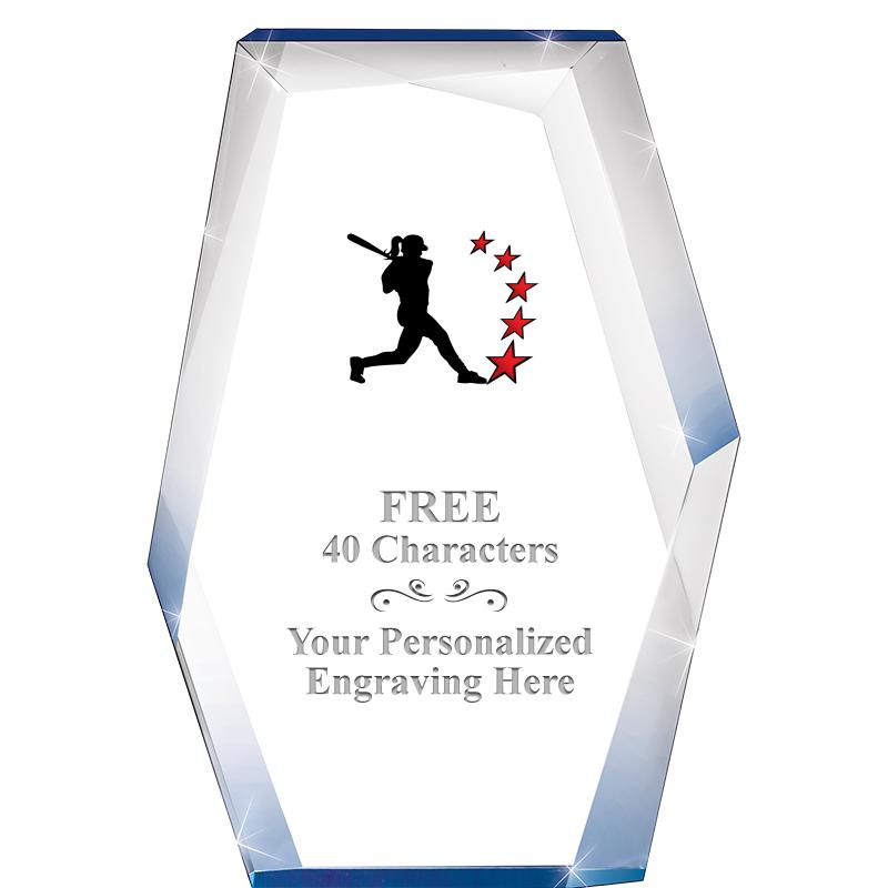 8" COBALT RADIANCE ACRYLIC