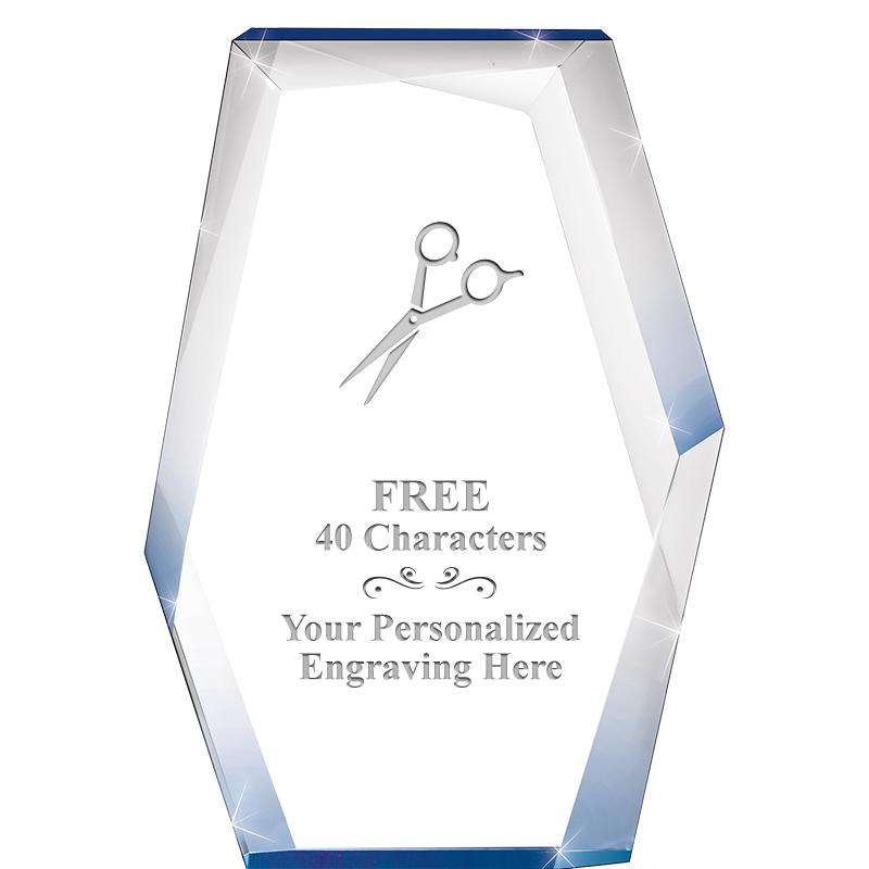 8" COBALT RADIANCE ACRYLIC