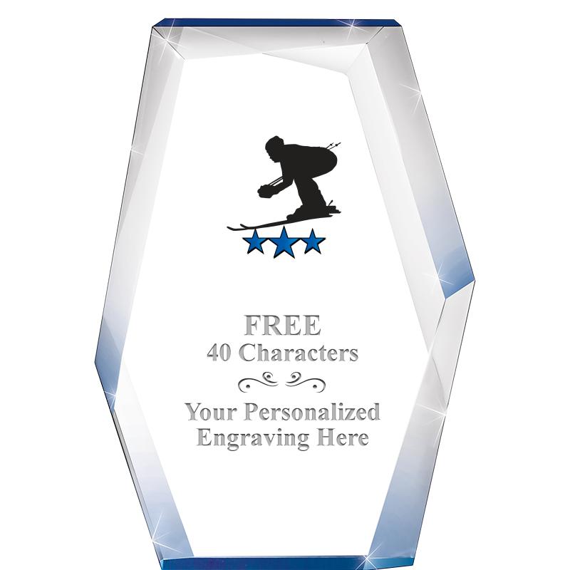 8" COBALT RADIANCE ACRYLIC