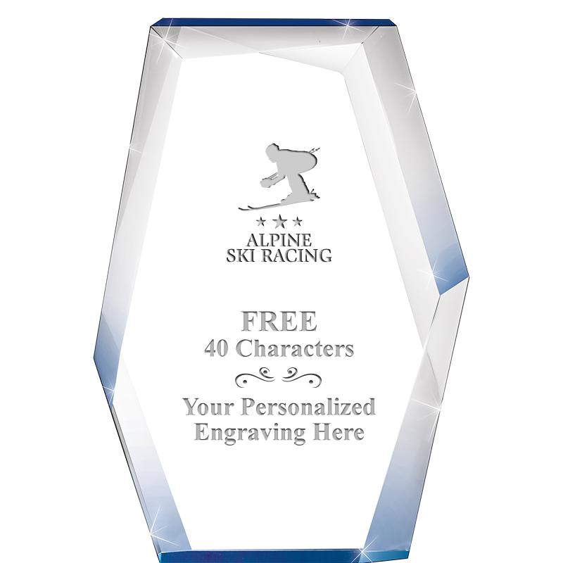 8" COBALT RADIANCE ACRYLIC