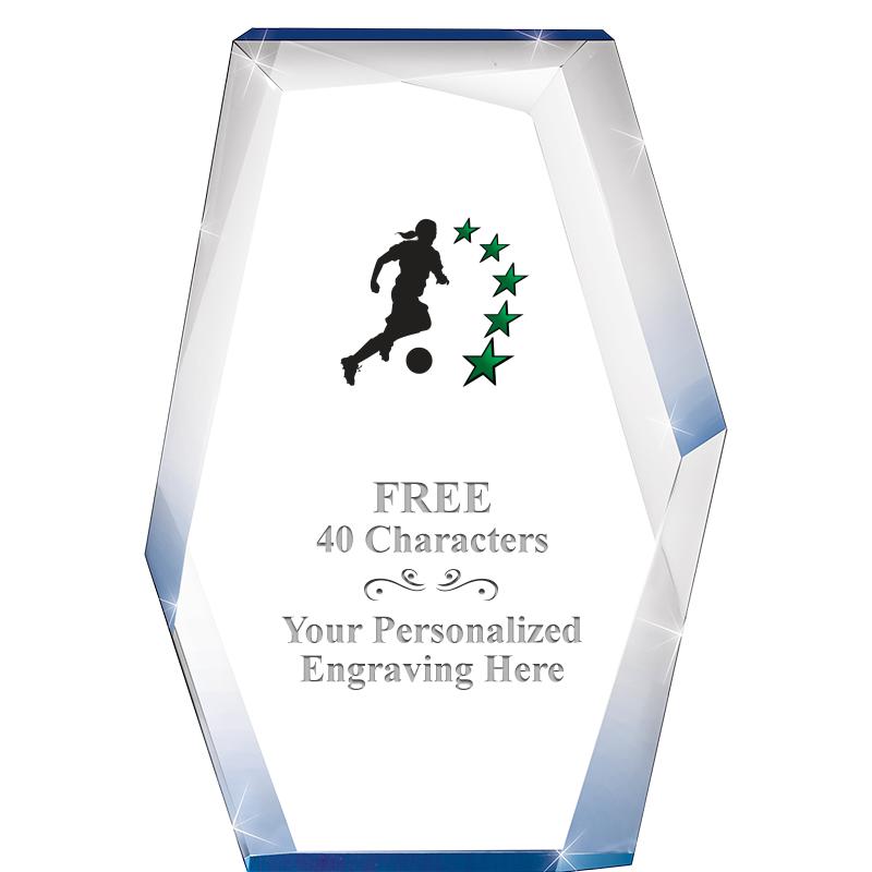 8" COBALT RADIANCE ACRYLIC