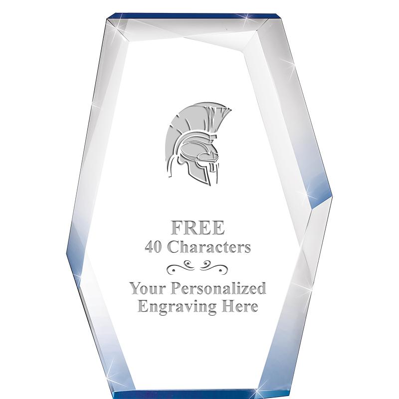 8" COBALT RADIANCE ACRYLIC