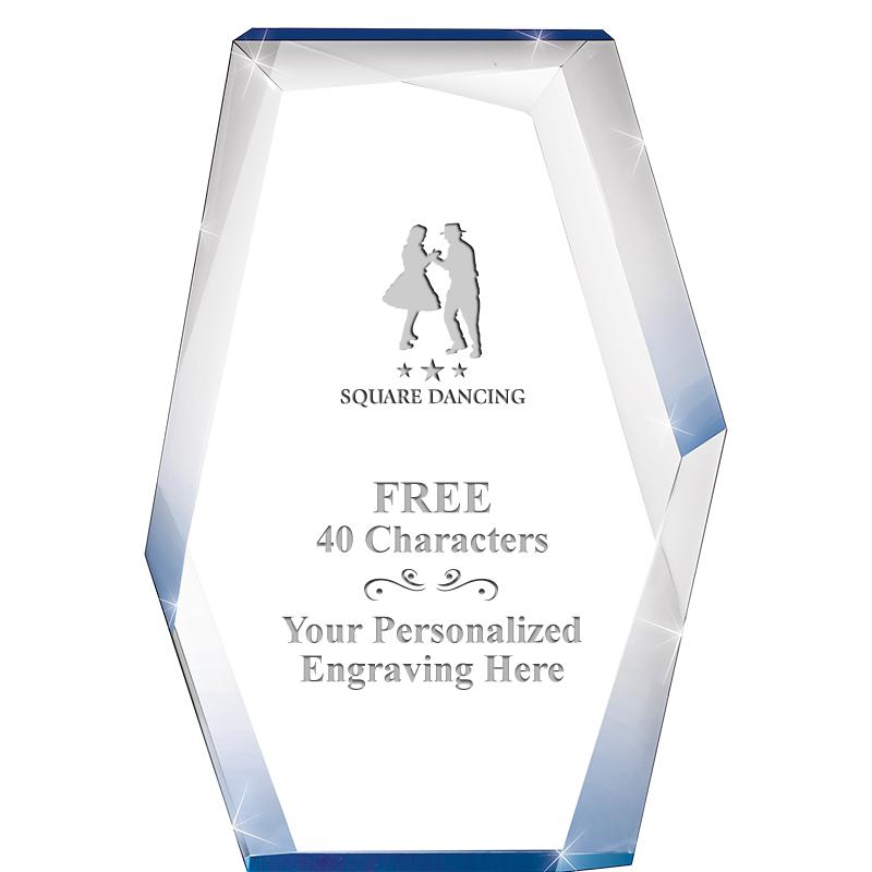 8" COBALT RADIANCE ACRYLIC