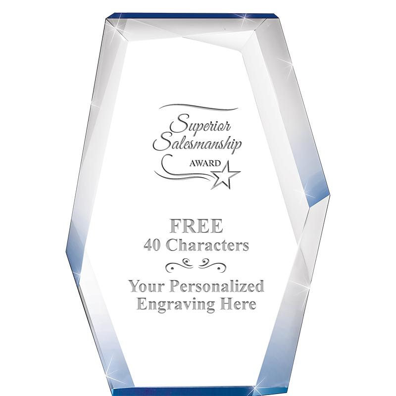 8" COBALT RADIANCE ACRYLIC