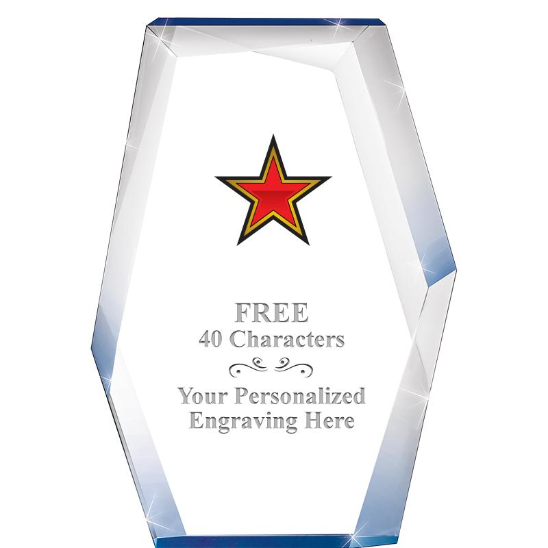 8" COBALT RADIANCE ACRYLIC