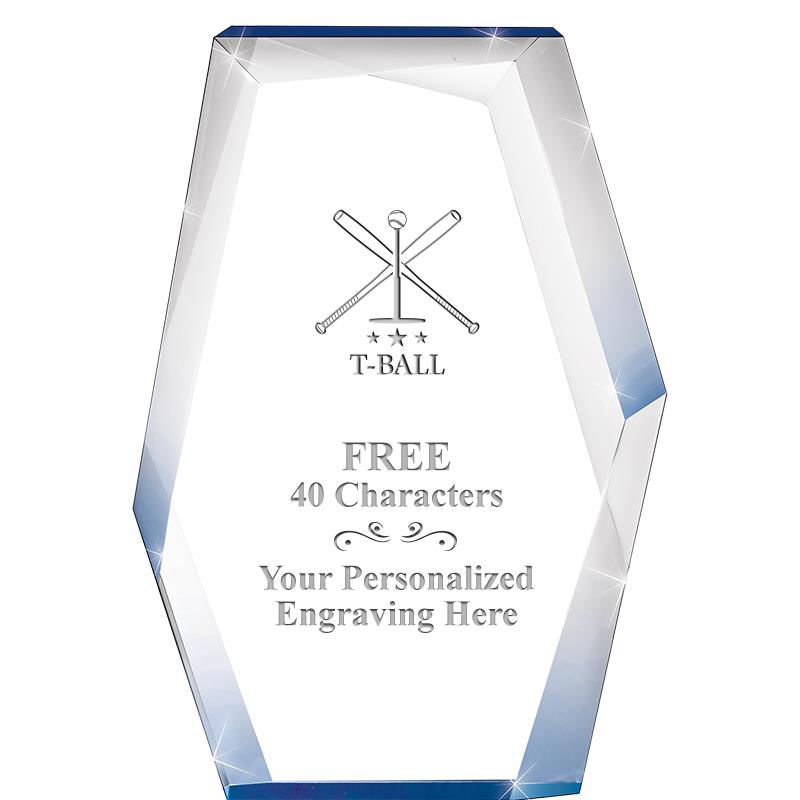 8" COBALT RADIANCE ACRYLIC