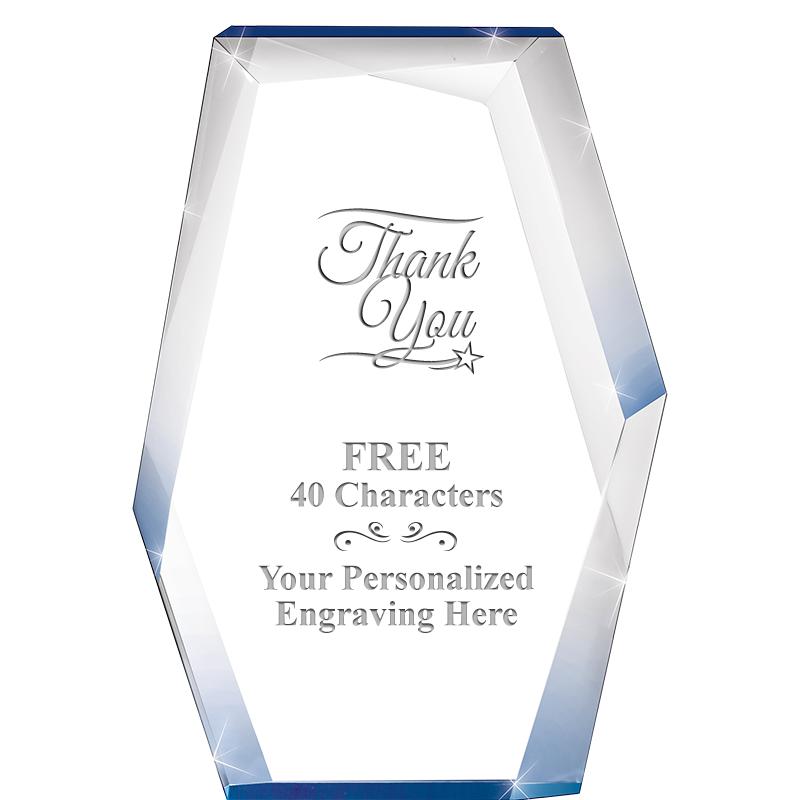 8" COBALT RADIANCE ACRYLIC