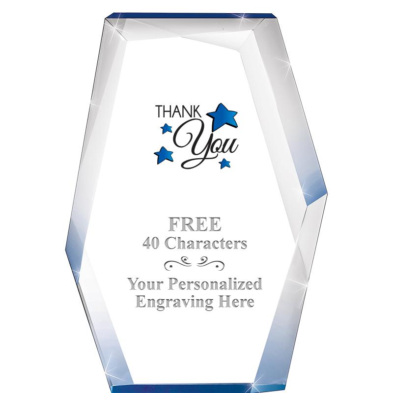 8" COBALT RADIANCE ACRYLIC