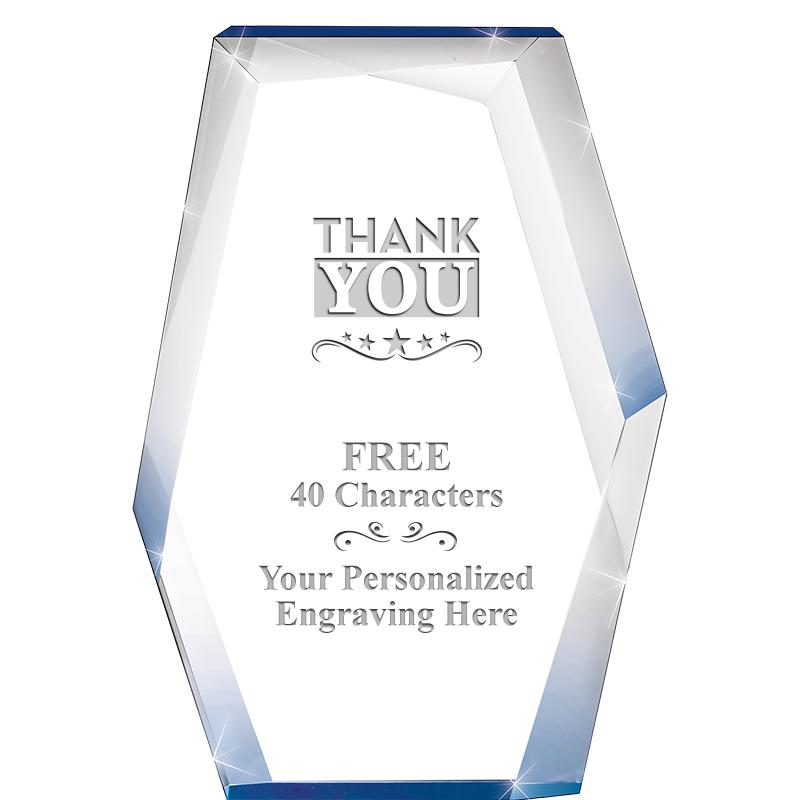 8" COBALT RADIANCE ACRYLIC