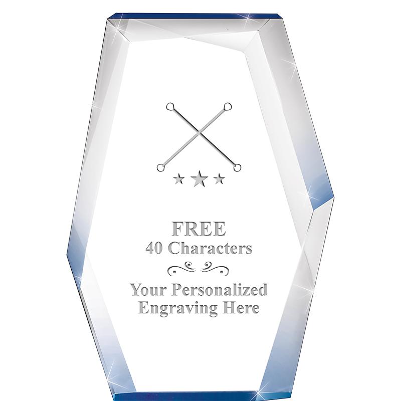 8" COBALT RADIANCE ACRYLIC