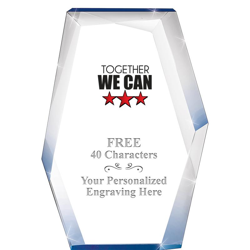 8" COBALT RADIANCE ACRYLIC