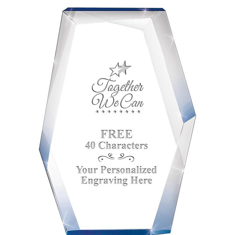 8" COBALT RADIANCE ACRYLIC