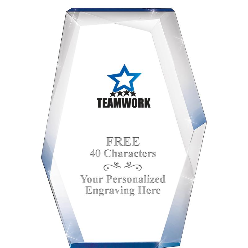 8" COBALT RADIANCE ACRYLIC