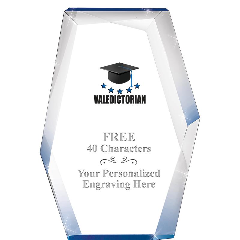 8" COBALT RADIANCE ACRYLIC