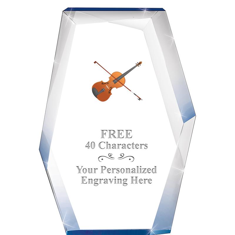 8" COBALT RADIANCE ACRYLIC