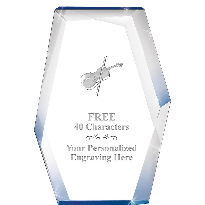 8" COBALT RADIANCE ACRYLIC