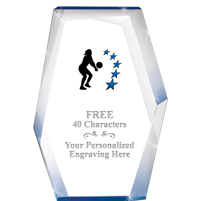 8" COBALT RADIANCE ACRYLIC