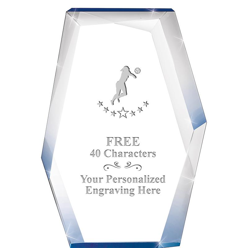 8" COBALT RADIANCE ACRYLIC