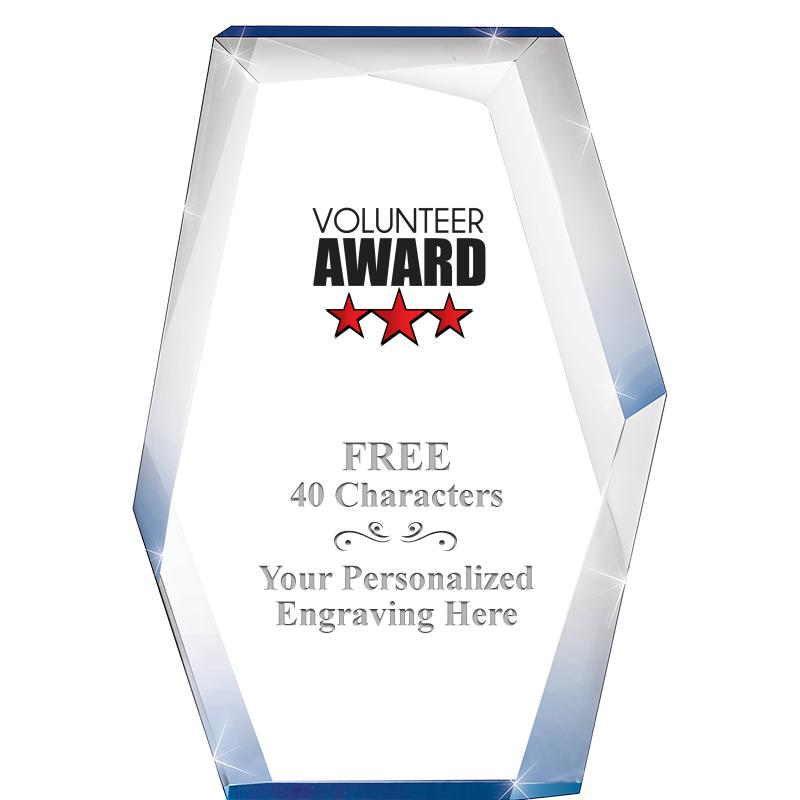 8" COBALT RADIANCE ACRYLIC