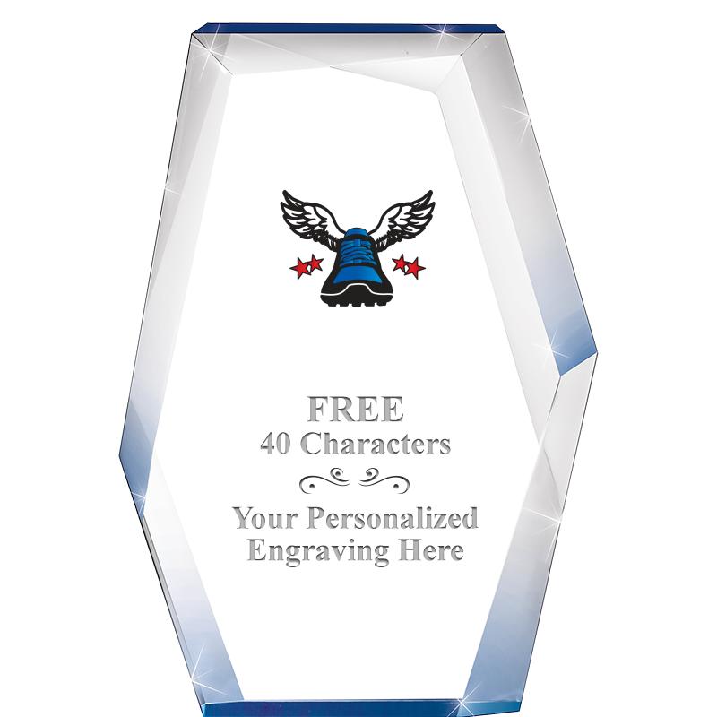 8" COBALT RADIANCE ACRYLIC