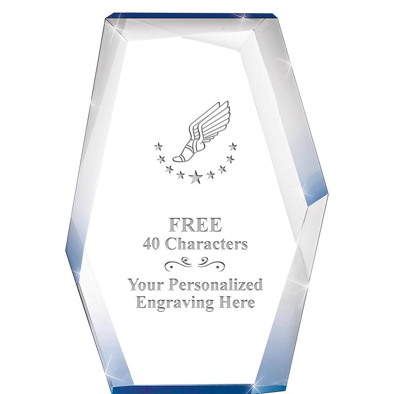 8" COBALT RADIANCE ACRYLIC