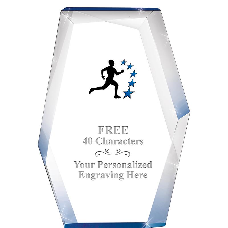 8" COBALT RADIANCE ACRYLIC