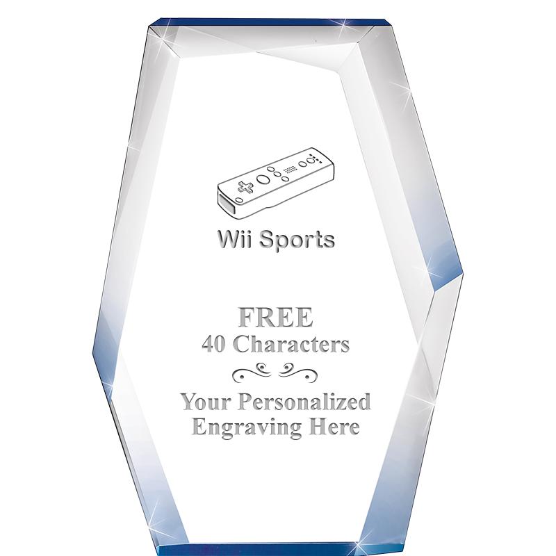 8" COBALT RADIANCE ACRYLIC