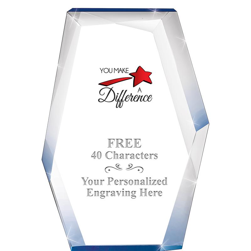 8" COBALT RADIANCE ACRYLIC