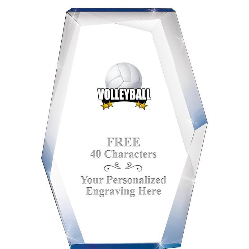 8" COBALT RADIANCE ACRYLIC