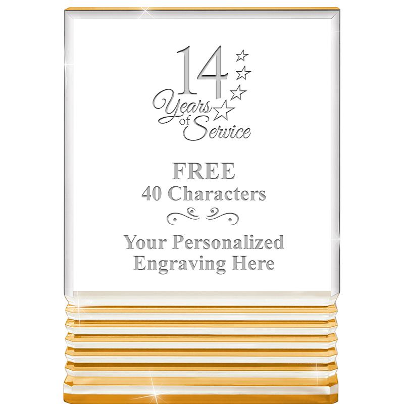 3.5"x5"GOLD ROCKWELL ACRYLIC