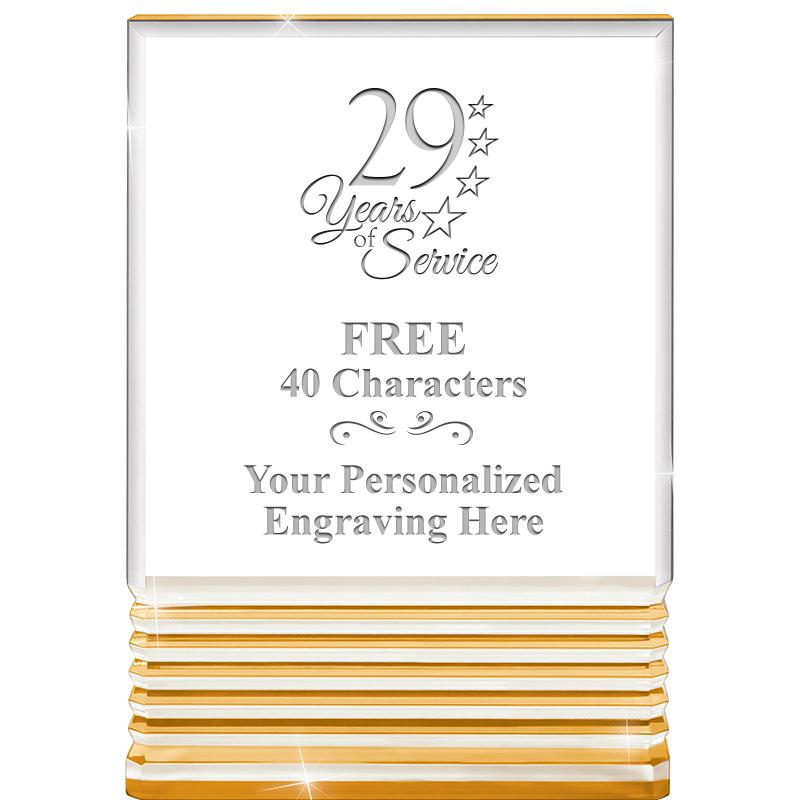 3.5"x5"GOLD ROCKWELL ACRYLIC