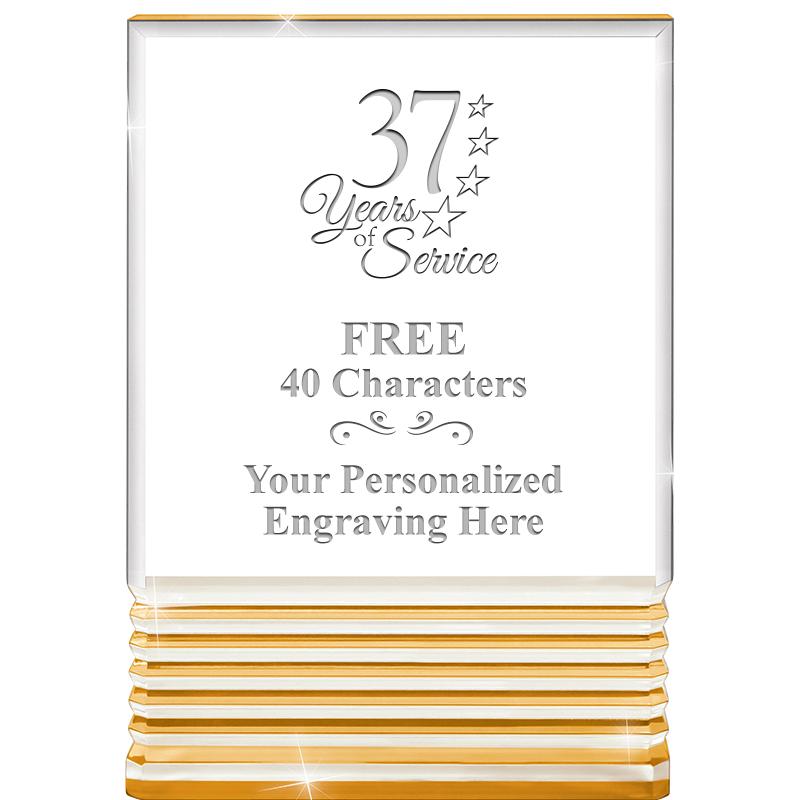 3.5"x5"GOLD ROCKWELL ACRYLIC