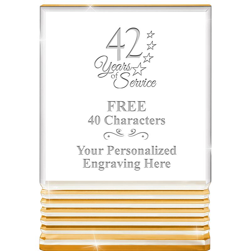 3.5"x5"GOLD ROCKWELL ACRYLIC