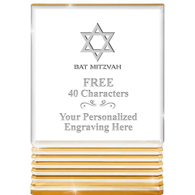 3.5"x5"GOLD ROCKWELL ACRYLIC