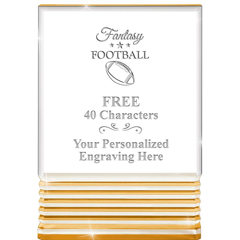 3.5"x5"GOLD ROCKWELL ACRYLIC