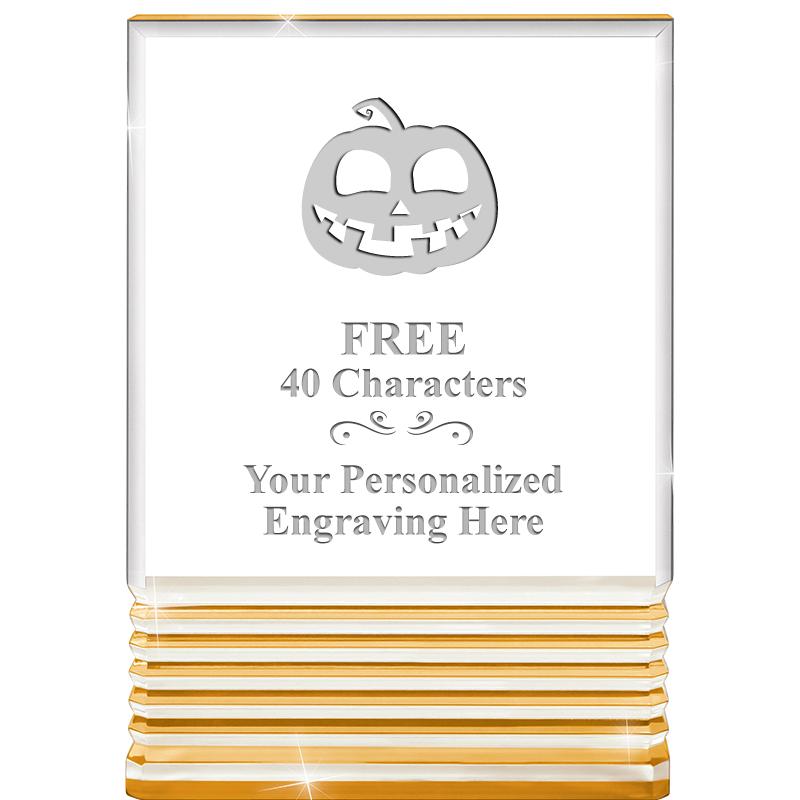 3.5"x5"GOLD ROCKWELL ACRYLIC